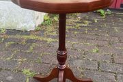 Pie crust Leather top wine table