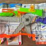 Hot Wheels WALL TRACKS Seesaw Smash Track Set Car Powered Action Rare Image 2