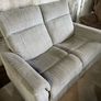 Grey 2 seater recliner set Image 2