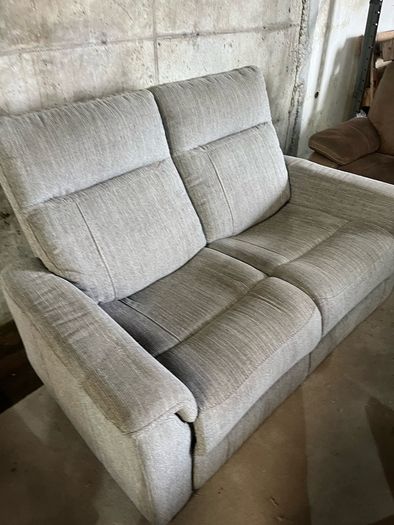Grey 2 seater recliner set