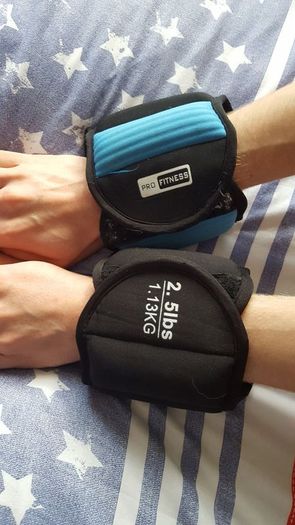 Ankle Wrist Weights Exercise