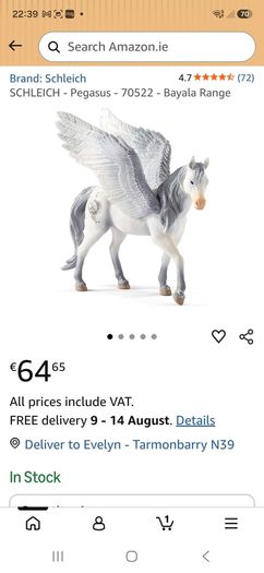 Schleich bayala Pegasus figurine (model 70522)