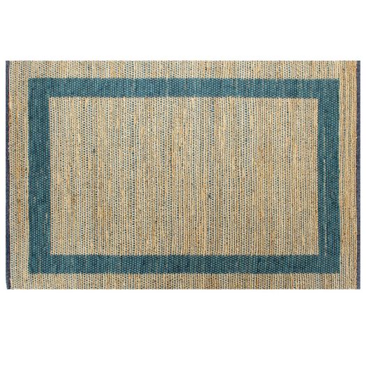 Handmade Rug Jute Blue 160x230 cm