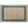 Handmade Rug Jute Blue 160x230 cm Image 3