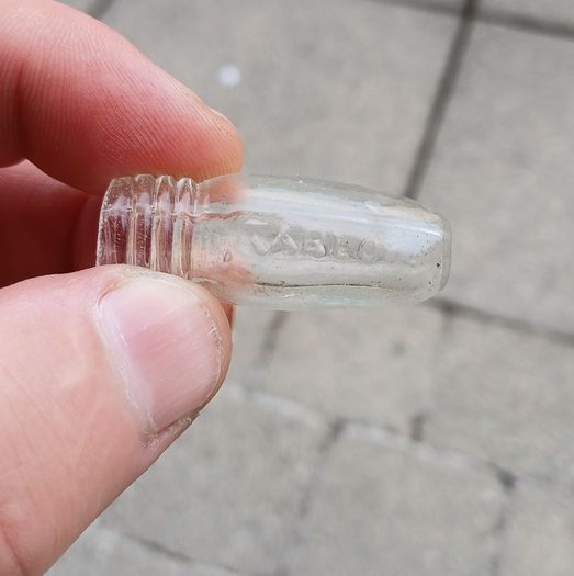 Lot of 2 small vintage bottle
