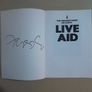 Live Aid book signed by Bob Geldof with proof Image 2