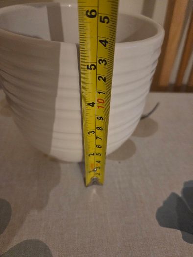 Stylish White Ceramic Plant Pot