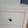 White 3-drawer chest of drawers Image 3