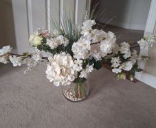 flowers and vase