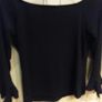 Black Frank Lyman evening top Size 10 Image 3