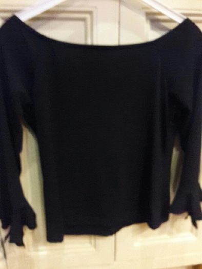 Black Frank Lyman evening top Size 10