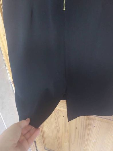 Black peplum dress size 18 (free postage)