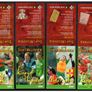 1999 Ireland 4X GAA Team of the Millennium (Kings of Leinster, The Kingdom, The West Awake & Ulster Abu) Self-Adhesive Stamp Booklet Set used with First Day of Issue Cancel Image 2