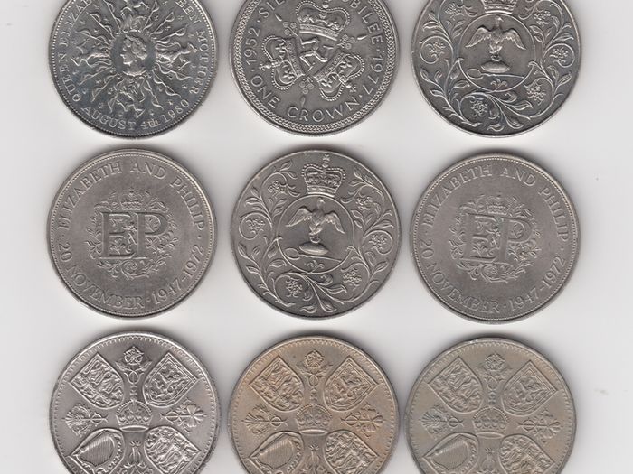G.B. 9 x  Coins ( no.492)