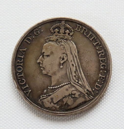 1887 Silver Crown Victorian Key Date