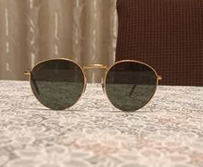 Ray-Ban New Round Sunglasses Gold and G-15 Green | Size 53-21 (RB3637)