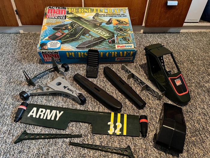 Vintage Action Man Pursuit Craft Palitoy 1983