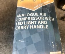 Air compressor with light