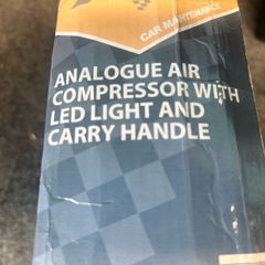 Air compressor with light