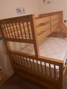 Triple bunk bed