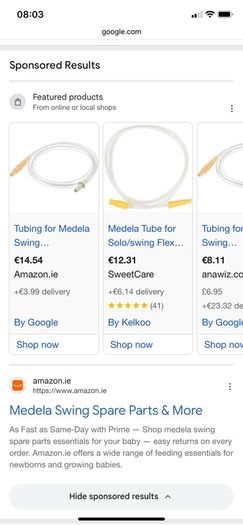 Medela swing pump