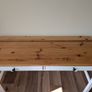 IKEA HEMNES Desk with 2 drawers, white stain/light brown, 120x47 cm Image 3