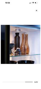 besta ikea glass shelf