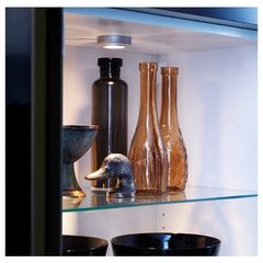 besta ikea glass shelf