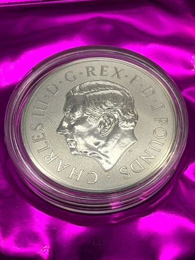 1oz Fine 999 Silver Bullion Lion of Britain 2025.