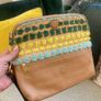 Fossil leather clutch bag. Unique sample bag Image 6