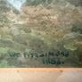 Original Victorian Rural Landscape  by WILLIAM G. FITZSIMONS (W. G. FITZSIMONS) Signed & Dated 1883 Image 3
