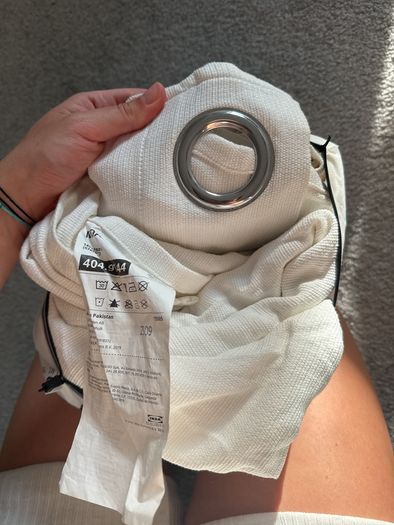 2x Ikea MOALINA curtains