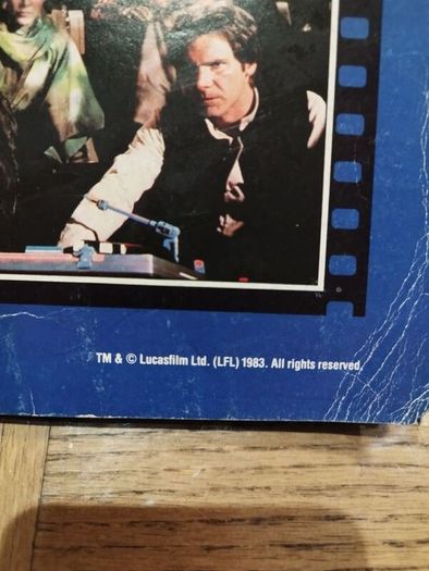 Star Wars Return of the Jedi Panini 1983