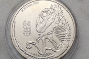 Portugal 5 Euro Copper-Nickle Uncirculated Coin 2022 - Lourinhanosaurus antunesi - Dinosaurs from Portugal