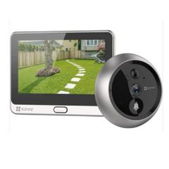 EZVIZ Peephole Camera, Door View Cam with 4.3 Monitor, 35-105mm Door Thickness, Wireless Doorbell Security Camera Wi-Fi, 1080P HD Video