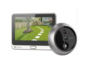 EZVIZ Peephole Camera, Door View Cam with 4.3 Monitor, 35-105mm Door Thickness, Wireless Doorbell Security Camera Wi-Fi, 1080P HD Video