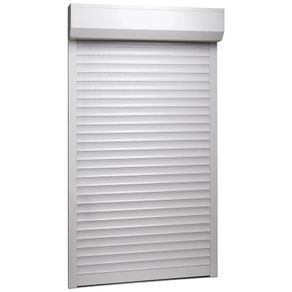 Roller Shutter Aluminium 100x210 cm White