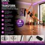 Professional Dance Pole Height Adjustable  222.6 to 282.4cm Image 7