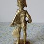 Pair of Vintage Brass Napoleonic Era Soldier Figurines. Image 8