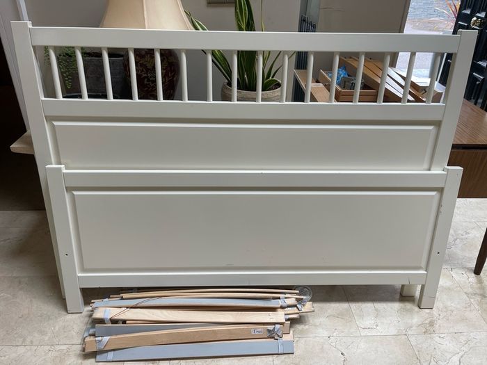 Magnificent Very Solid 5Ft 3 White European King Size Bed - Can Deliver