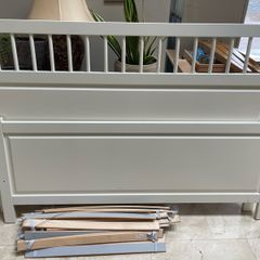 Magnificent Very Solid 5Ft 3 White European King Size Bed - Can Deliver