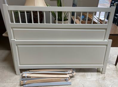 Magnificent Very Solid 5Ft 3 White European King Size Bed - Can Deliver