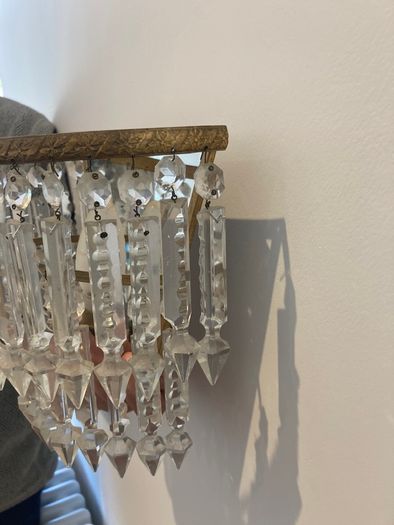 Vintage Wall Light - Crystal