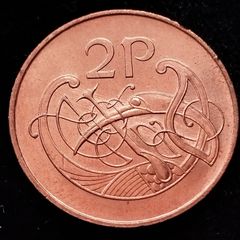 Ireland - 1971 - 2 Pence - KM.21 - AU - [663]