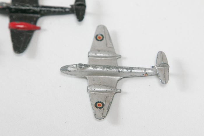 Set of Dinky die-cast 732 Meteor planes