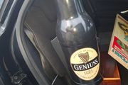 Giant Plastic Classic Guinness Extra Stout Bottle Geniuss Beer Bottle money box or Tips Bottle,
