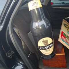 Giant Plastic Classic Guinness Extra Stout Bottle Geniuss Beer Bottle money box or Tips Bottle,