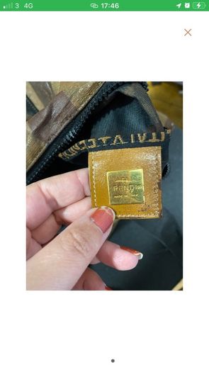 authentic fendi bag vintage unisex bag
