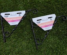 Garden brackets for hanging baskets