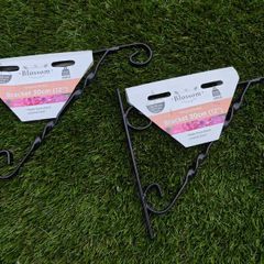 Garden brackets for hanging baskets